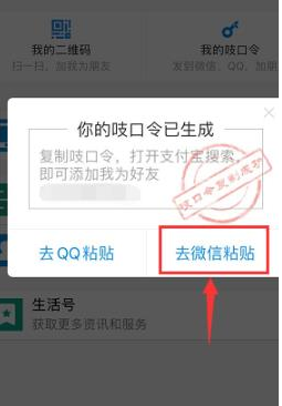 1584347000695447.png 支付宝怎么通过送吱口令添加好友