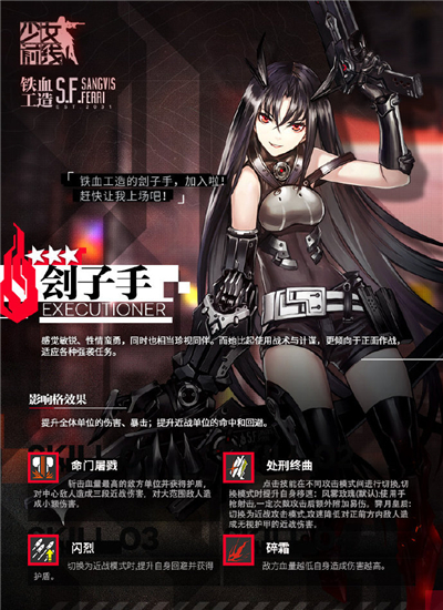 少女前线刽子手厉害吗