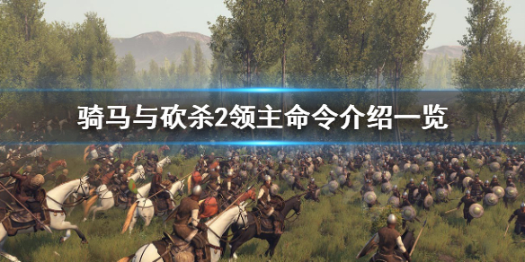 《骑马与砍杀2》领主命令都有什么