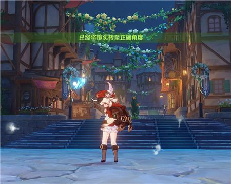 原神给喷泉广场上空的花饰留影任务怎么做