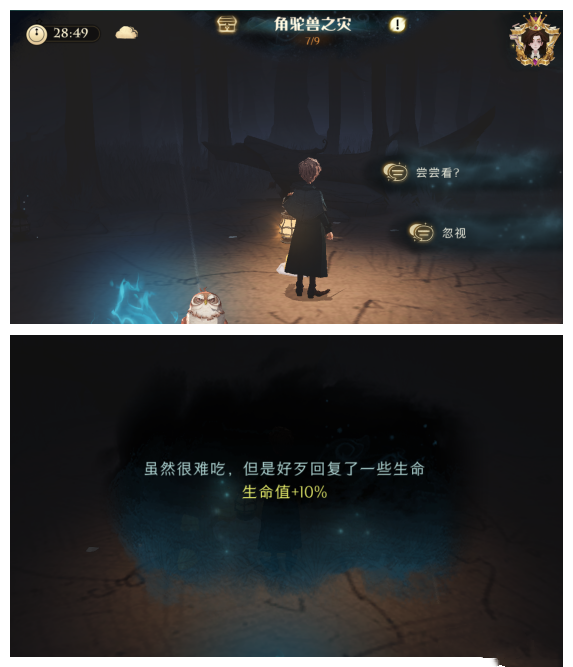 《哈利波特:魔法觉醒》禁林角鸵兽之灾通关攻略