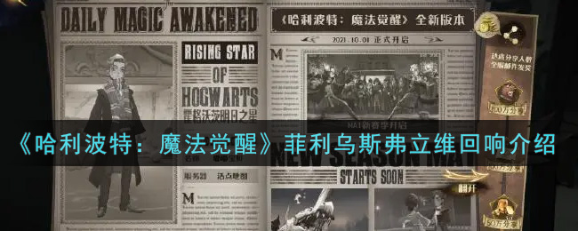 《哈利波特:魔法觉醒》菲利乌斯弗立维回响介绍