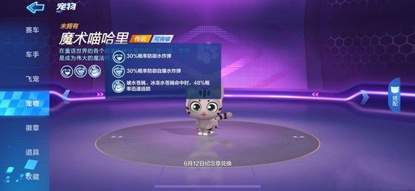 跑跑卡丁车手游魔术喵哈里技能是什么