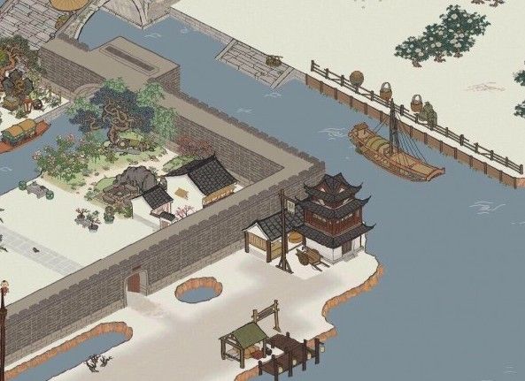 江南百景图杭州府码头怎么找