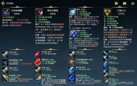 英雄联盟手游翻译装备有什么