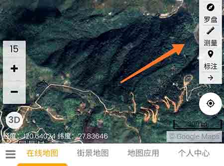 一起看地图测距怎么操作