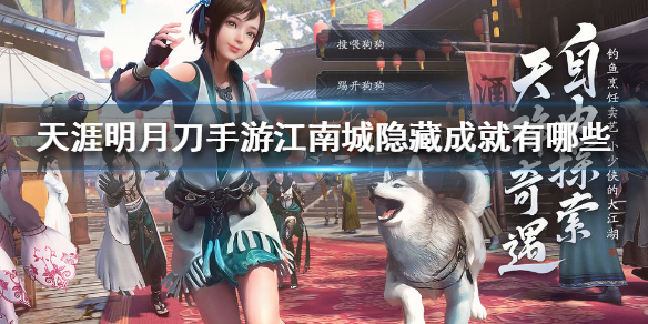 《天涯明月刀手游》江南城隐藏成就有什么