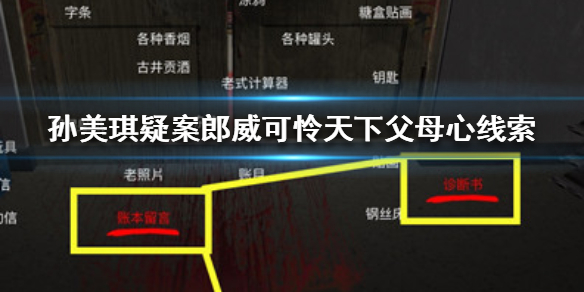 孙美琪疑案郎威可怜天下父母心线索在哪