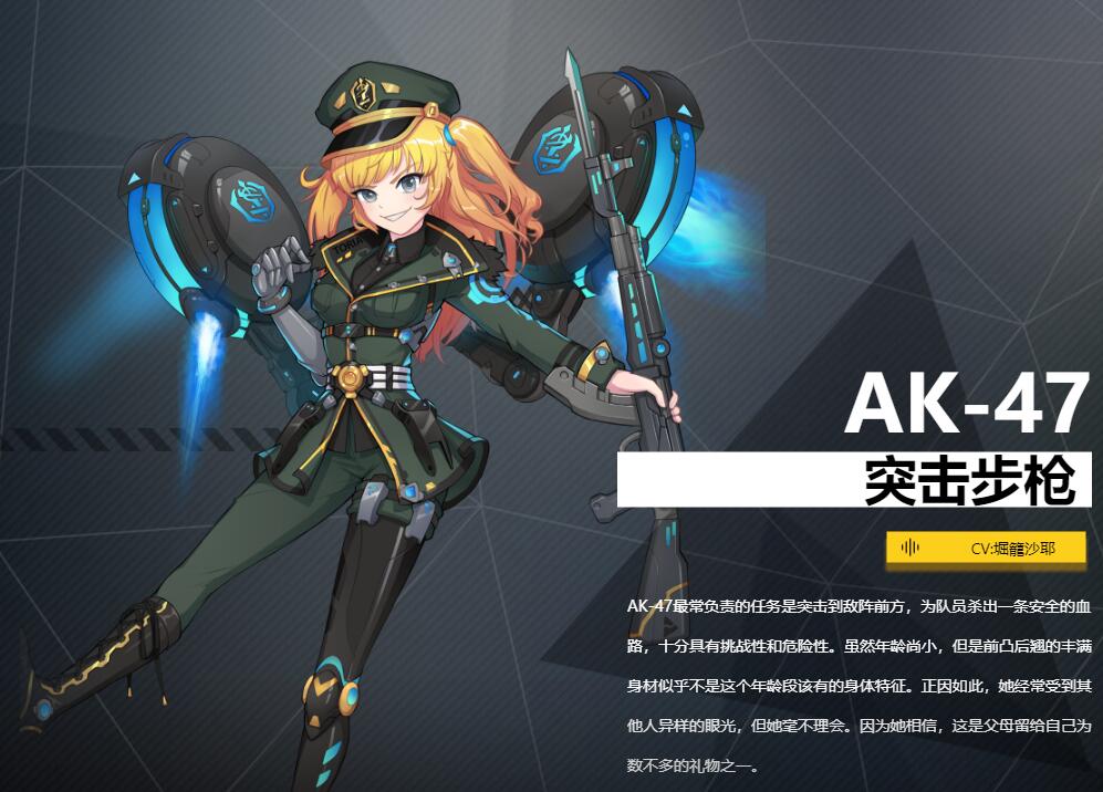 《银翼计划》突击步枪AK-47角色怎么样