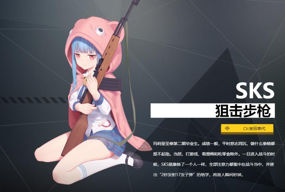 《银翼计划》狙击步枪SKS角色怎么样