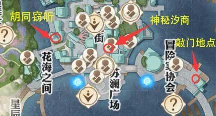 天谕手游神秘汐商在哪