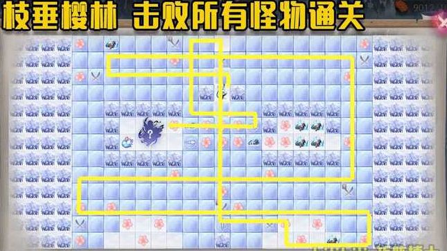 阴阳师枝垂樱林最佳路线图是什么