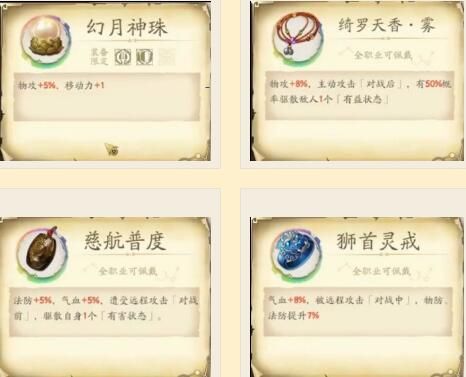天地劫幽城再临饰品有什么