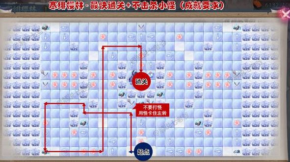 阴阳师寒绯樱林所有樱花路线图是什么