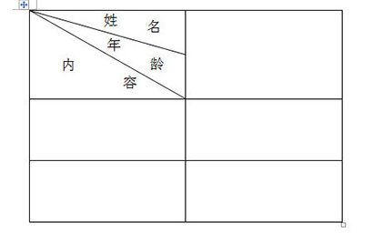 Word一个格怎么弄多条斜线