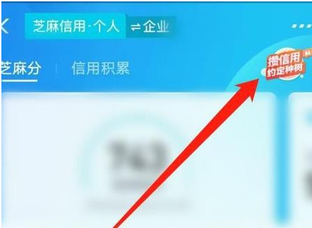 支付宝APP怎么通过种树攒信用