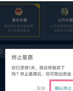支付宝蚂蚁星愿怎么终止