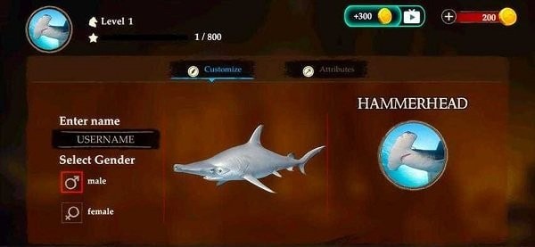 锤头鲨模拟器3d（动物模拟）