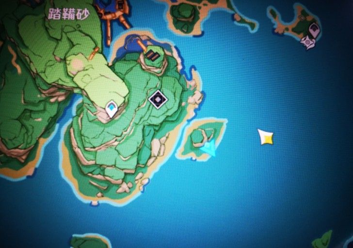 原神踏鞴砂右下角小岛解密攻略：踏鞴砂解密北边岛屿的雷指针机关破解顺序[多图]图片1