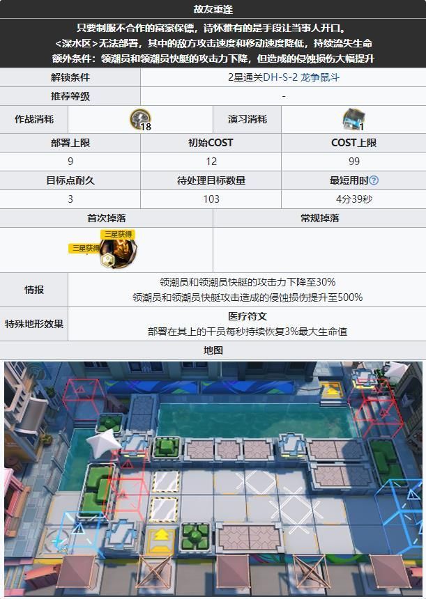 明日方舟dh-s-3突袭攻略：dhs3故友重逢突袭通关流程[多图]图片1