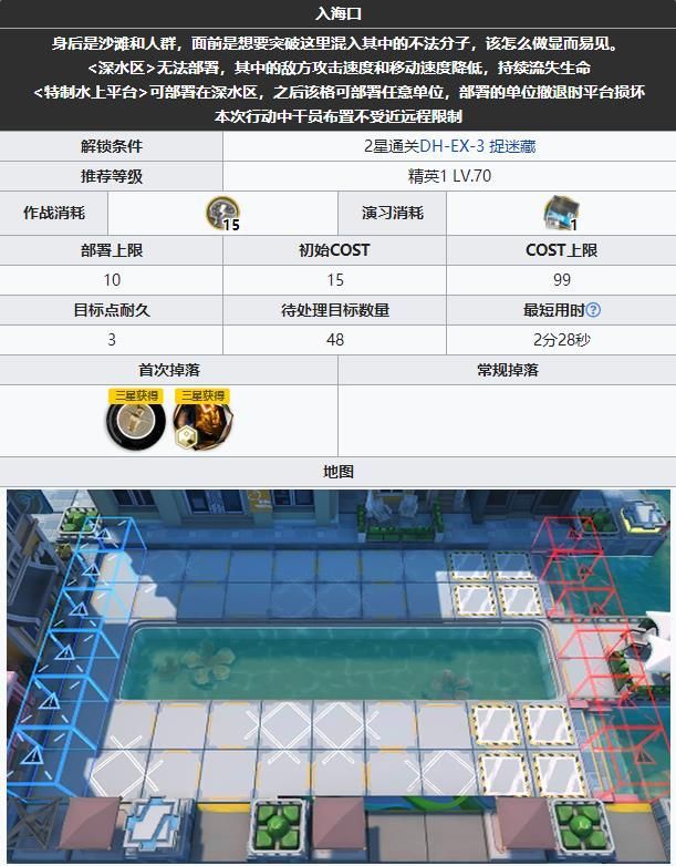 明日方舟dhex4突袭怎么过？DH-EX-4入海口突袭通过攻略[多图]图片1