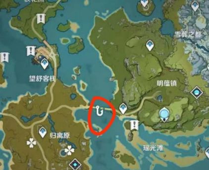 原神钓鱼点位置在哪？2.1钓鱼点位置大全[多图]图片8