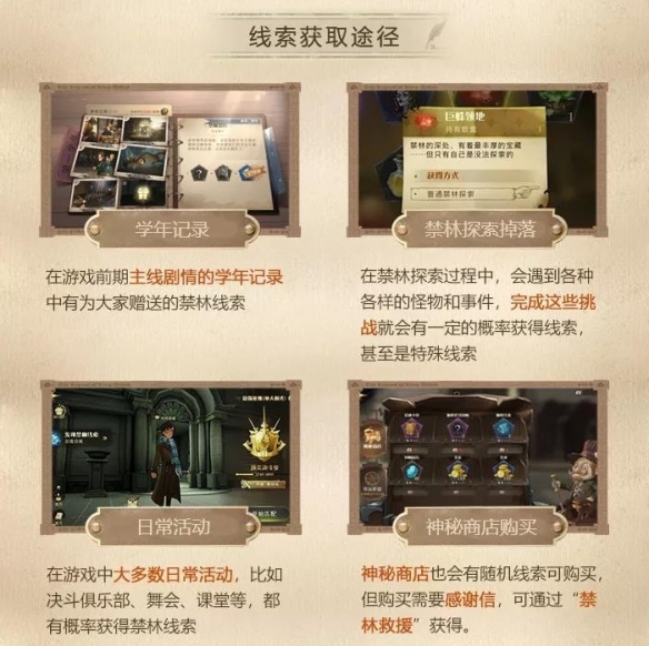 哈利波特魔法觉醒禁林线索怎么得？禁林线索获取途径汇总[多图]图片1