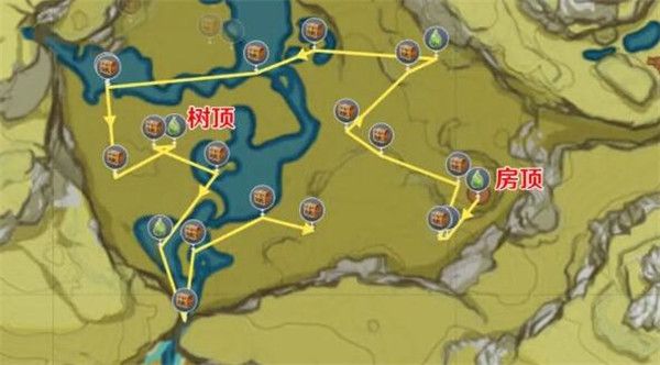 原神盤岩之路全收集攻略：盤岩之路任务和100%收集图文详解[多图]图片1