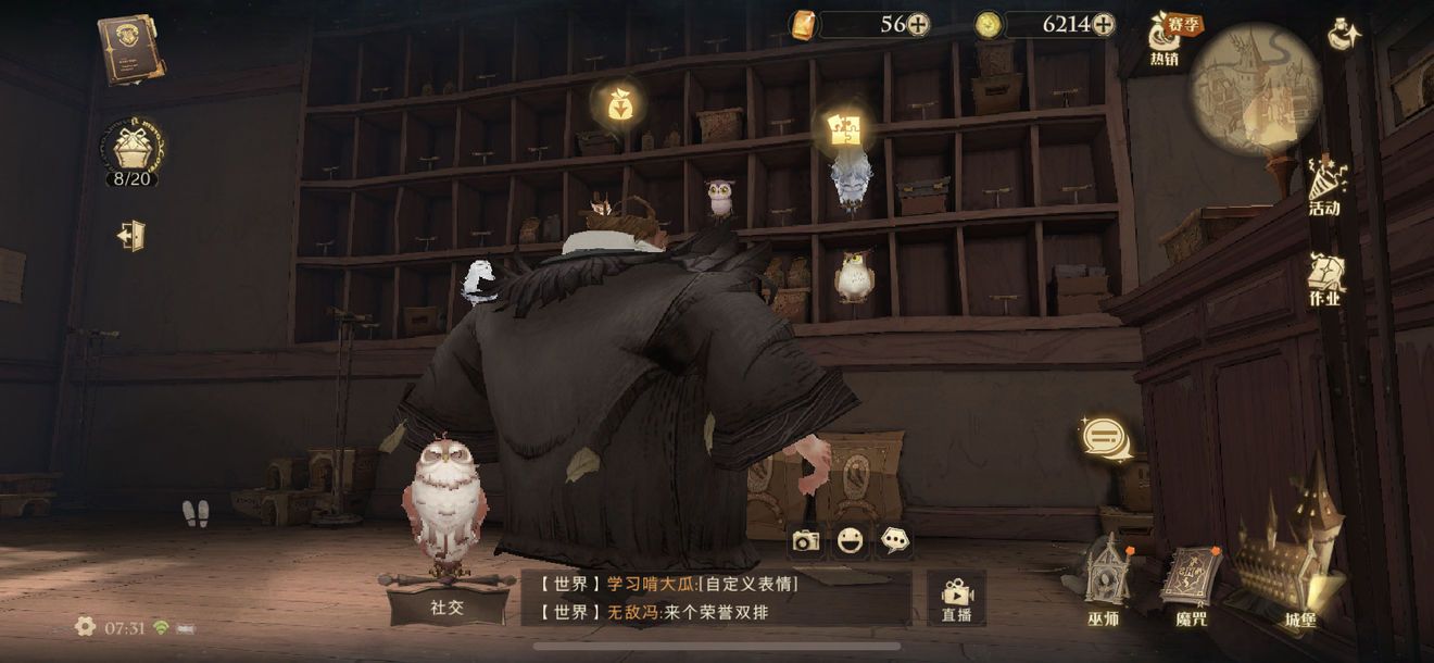 哈利波特魔法觉醒刚刚皮皮鬼穿过这里在哪？学猫头鹰咕咕直叫拼图线索位置分享[多图]图片2