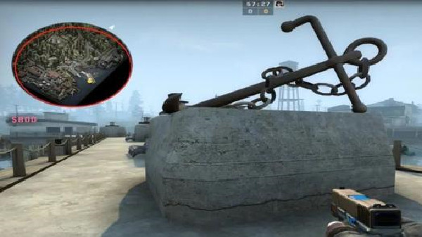 csgo神秘小镇酒店在哪 csgo神秘小镇码头停泊处喷涂鸦位置攻略[多图]图片4