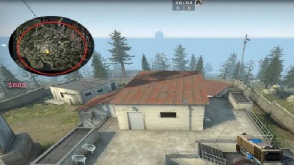 csgo神秘小镇酒店在哪 csgo神秘小镇码头停泊处喷涂鸦位置攻略[多图]图片6