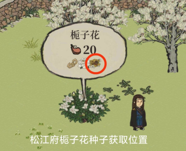 江南百景图长相思栀子花种子怎么获得？栀子花种子获取方法[多图]图片2