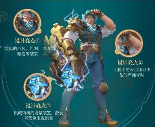王者荣耀黄忠战令皮肤好看吗？s26黄忠火炮绅士新皮肤介绍[多图]图片2