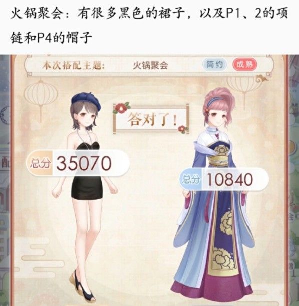 奇迹暖暖火锅聚会搭配推荐：火锅聚会高分搭配攻略[多图]图片1