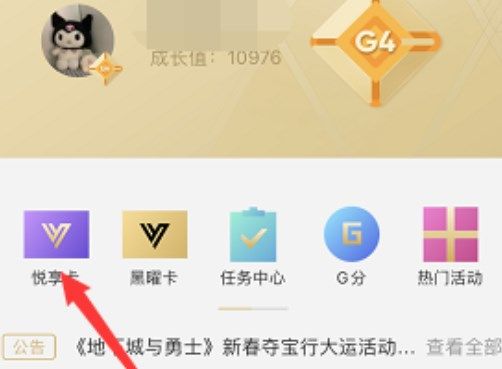王者荣耀悦享卡有啥用？悦享卡价格奖励介绍[多图]图片1