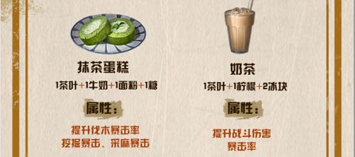 明日之后茶叶食谱大全：茶叶食谱配方一览2022[多图]图片1
