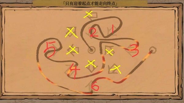 江南百景图只有迎着起点才能走到终点攻略：只有迎着起点通关路线一览[多图]图片1