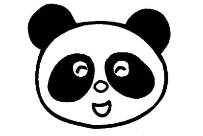 qq画图红包熊猫怎么画