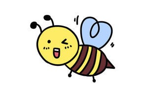 qq画图红包蜜蜂怎么画