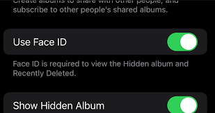 iPhone禁用FaceID或TouchID隐藏和最近删除照片方法