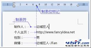 wps电脑如何使用制表位排版