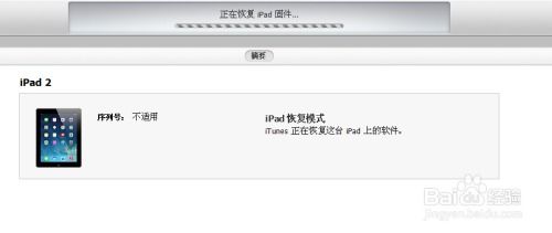 iPad出厂设置恢复停滞不动