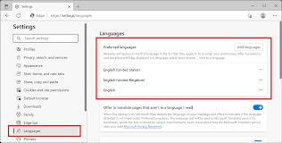 edge浏览器如何设置自定义语言