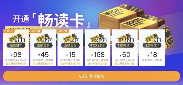 哔哩哔哩漫画畅读卡合不合适