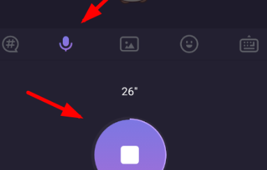 微光app怎么发语音