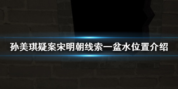 《孙美琪疑案宋明朝》一盆水在哪