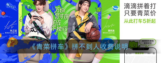 青菜拼车拼不到人怎么收费