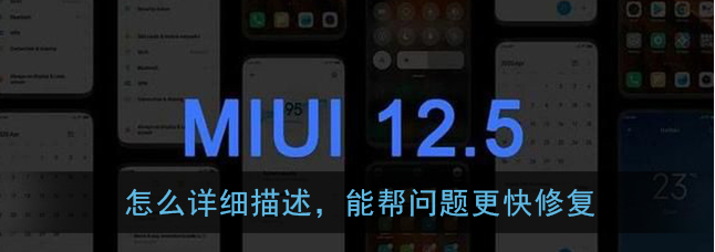 怎么详细描述能帮问题更快修复答案是什么