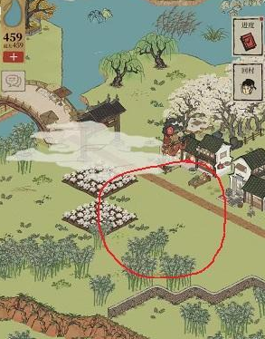 《江南百景图》又见桃花村小树林位置在哪